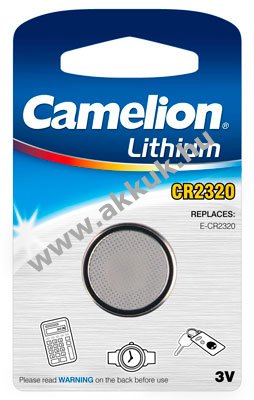 Camelion lithium gombelem CR2320 1db/csom.