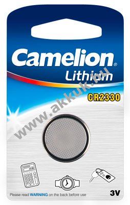 Camelion lithium gombelem CR2330 1db/csom.