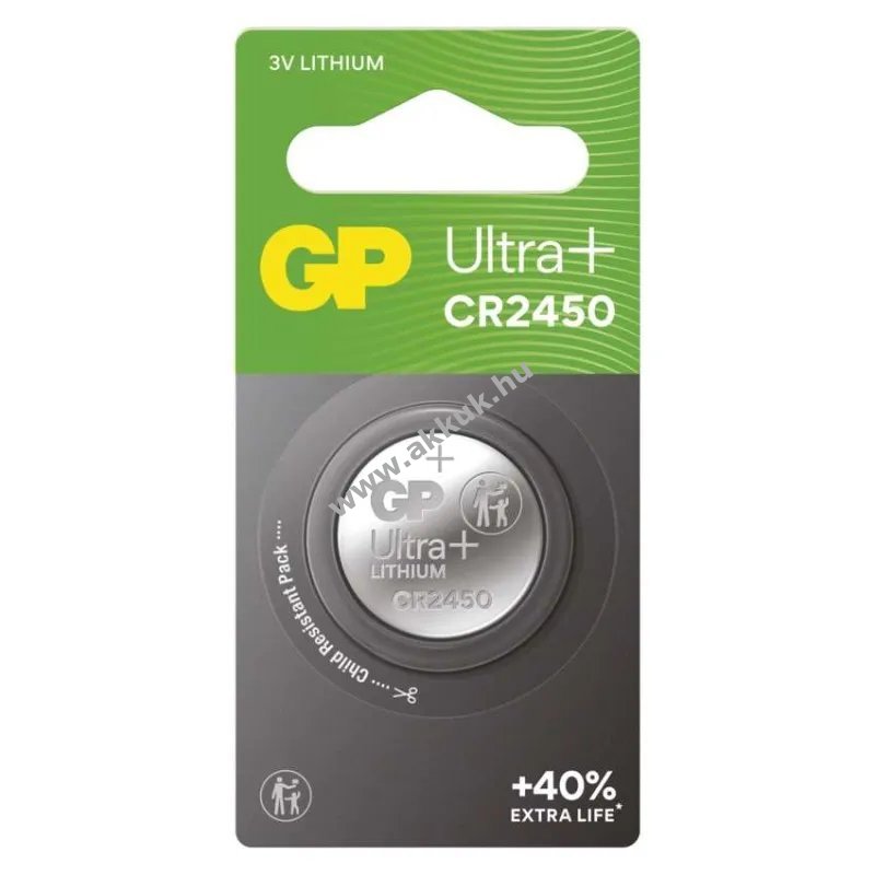 GP Lítium gombelem CR2450 1db/csomag