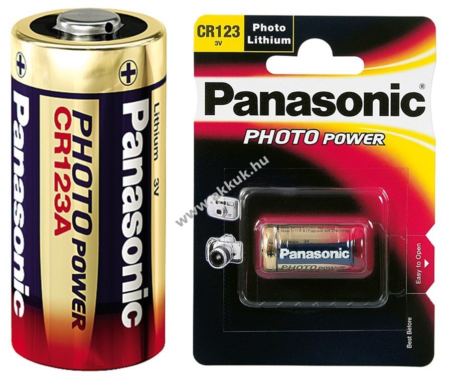 Panasonic Photo fotó elem CR123A, CR17345