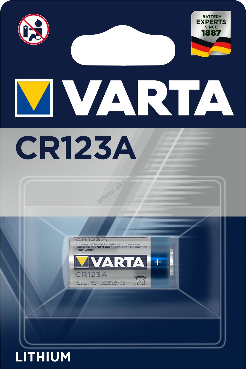 Varta fotó elem 6205 1db/csom.