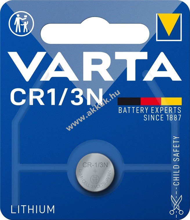Varta Foto elem Lithium 6131, 2L76, CR11108 1db/csomag - Kiárusítás!