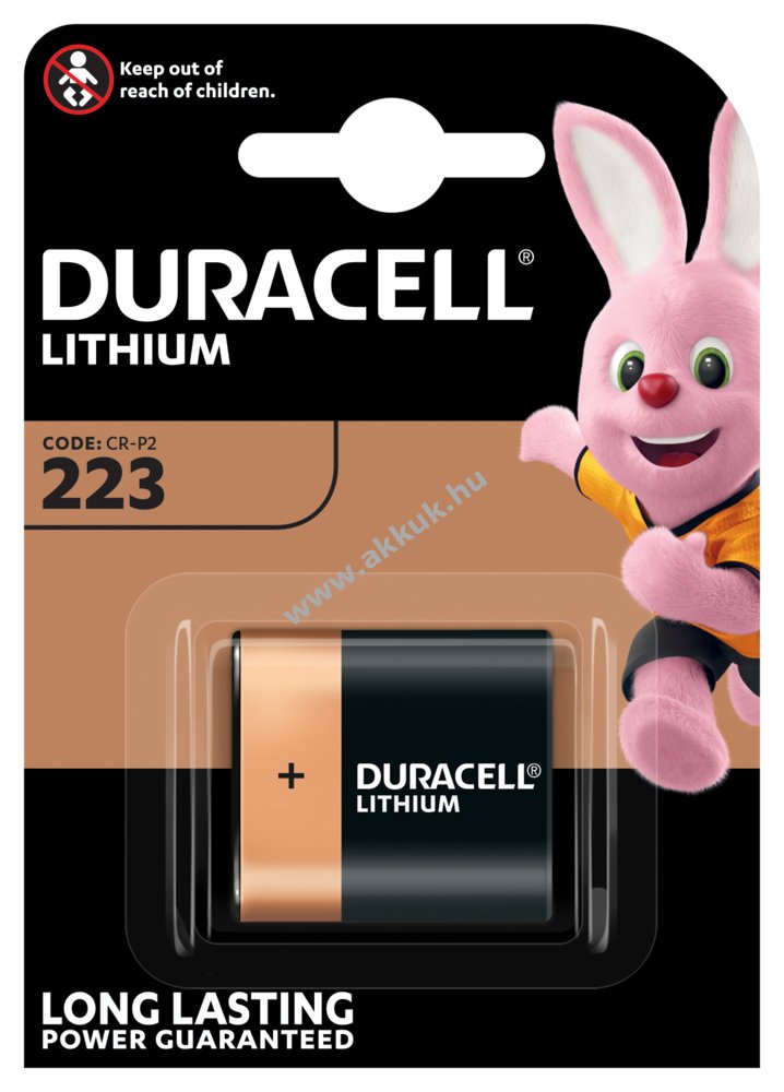 Duracell fotó elem Ultra M3 típus EL223 1db/csom.