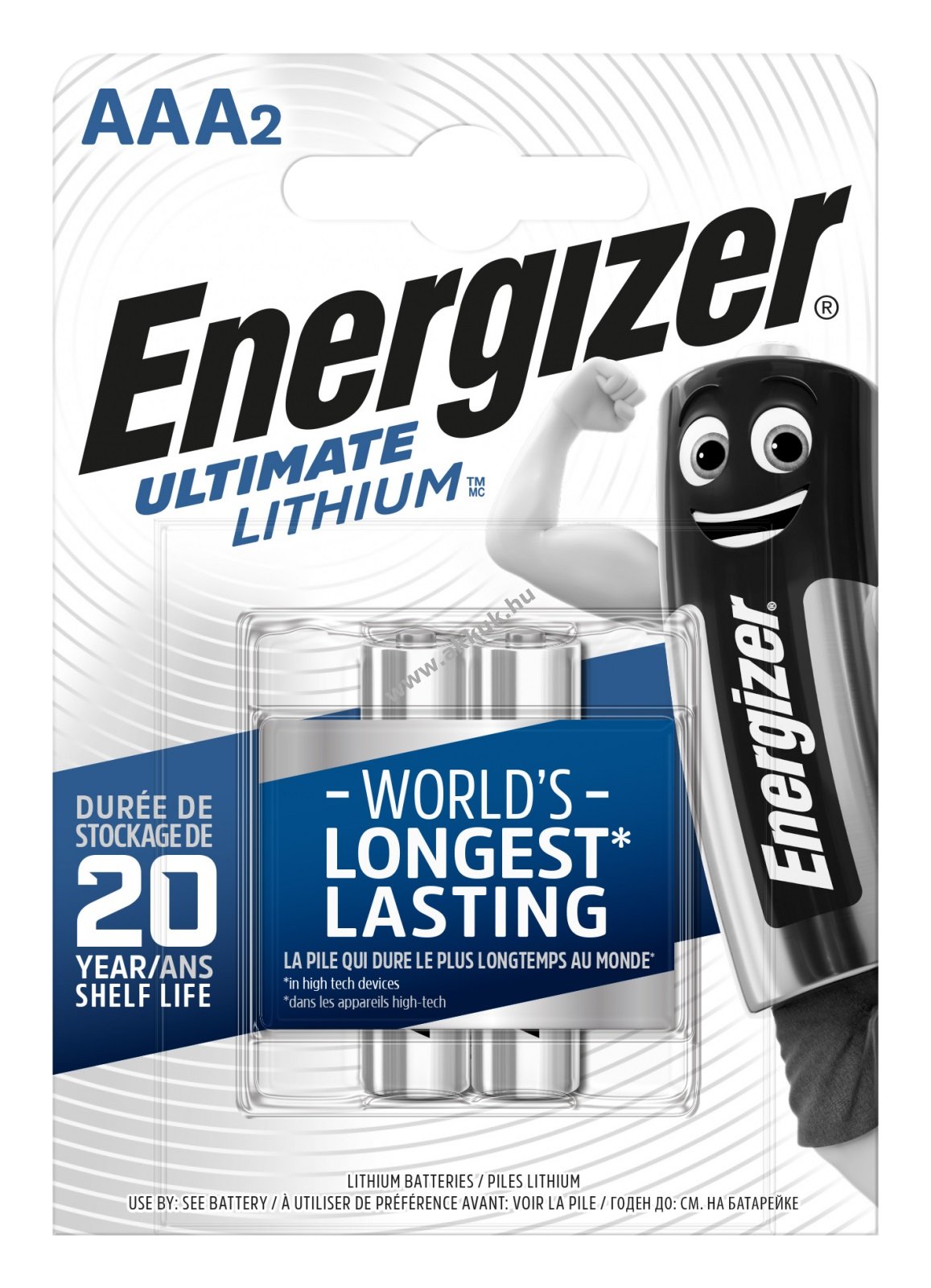 ENERGIZER Ultimate Lithium elem AAA mikro 2db/csom - Kiárusítás!