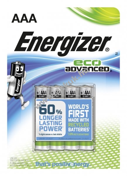 Energizer Innovation EcoAdvanced alkáli elem L92 4db/csom.