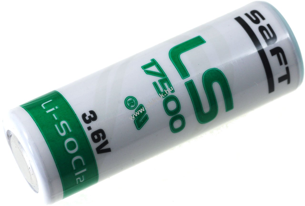 SAFT lithium elem LS17500 - A 3,6V 3,4Ah (Li-SOCl2)