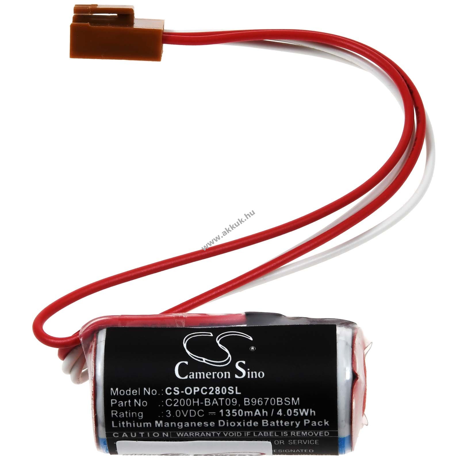 Helyettesítő PLC (SPS) lithium elem Omron C40P