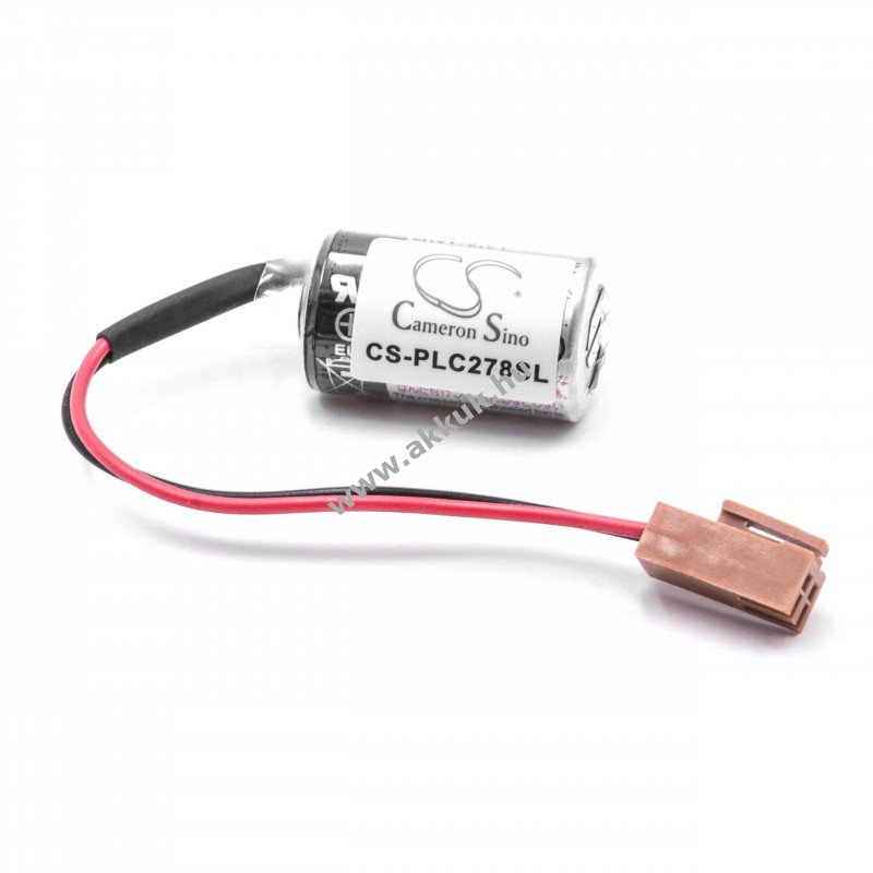 Helyettesítõ PLC lithium elem típus Toshiba ER3V, JAE csatlakozóval