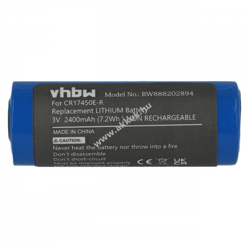 Lithium elem CR17450E-R, 3V, 2400mAh