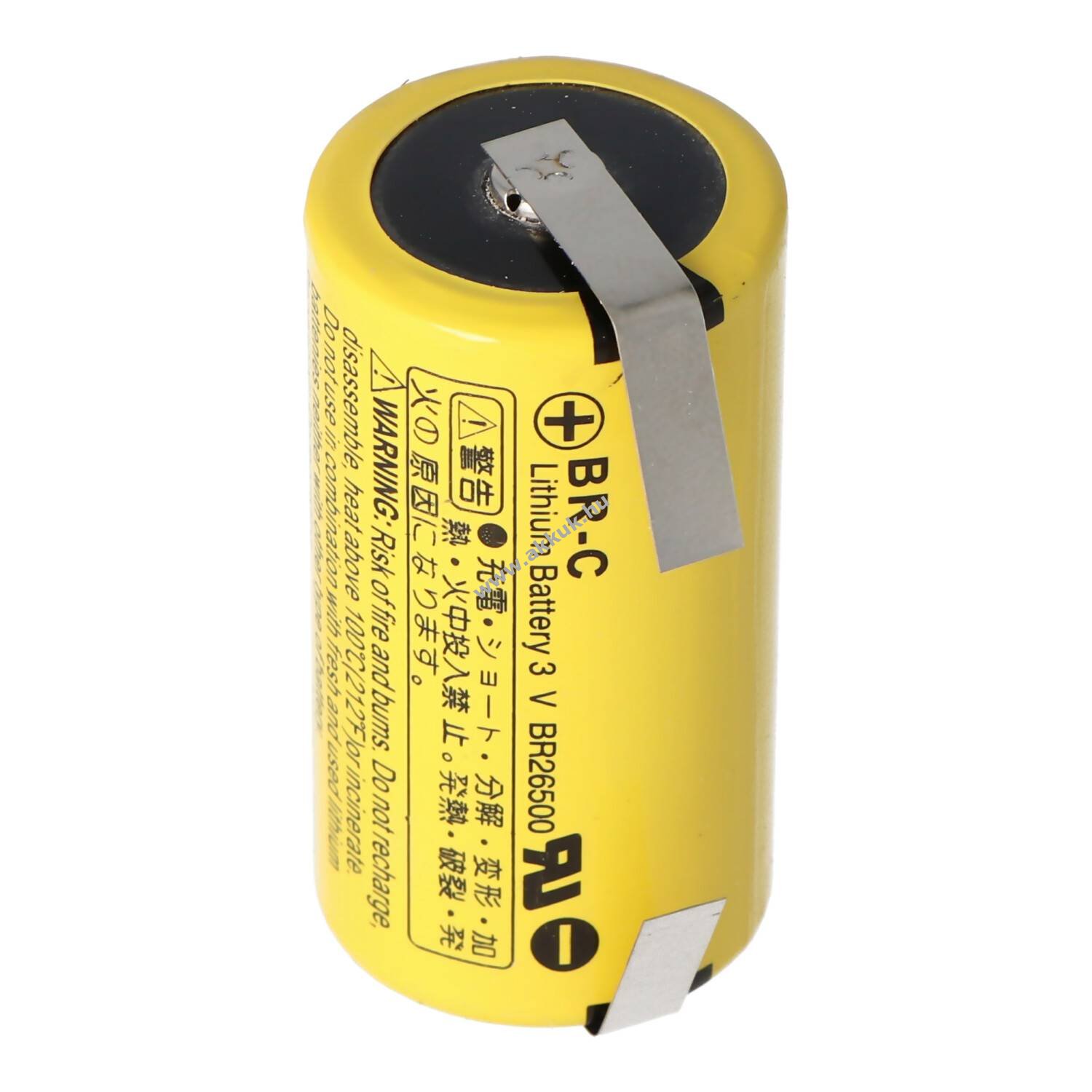 Panasonic BR-C Lithium ipari elem, BR26500 U forrfüles
