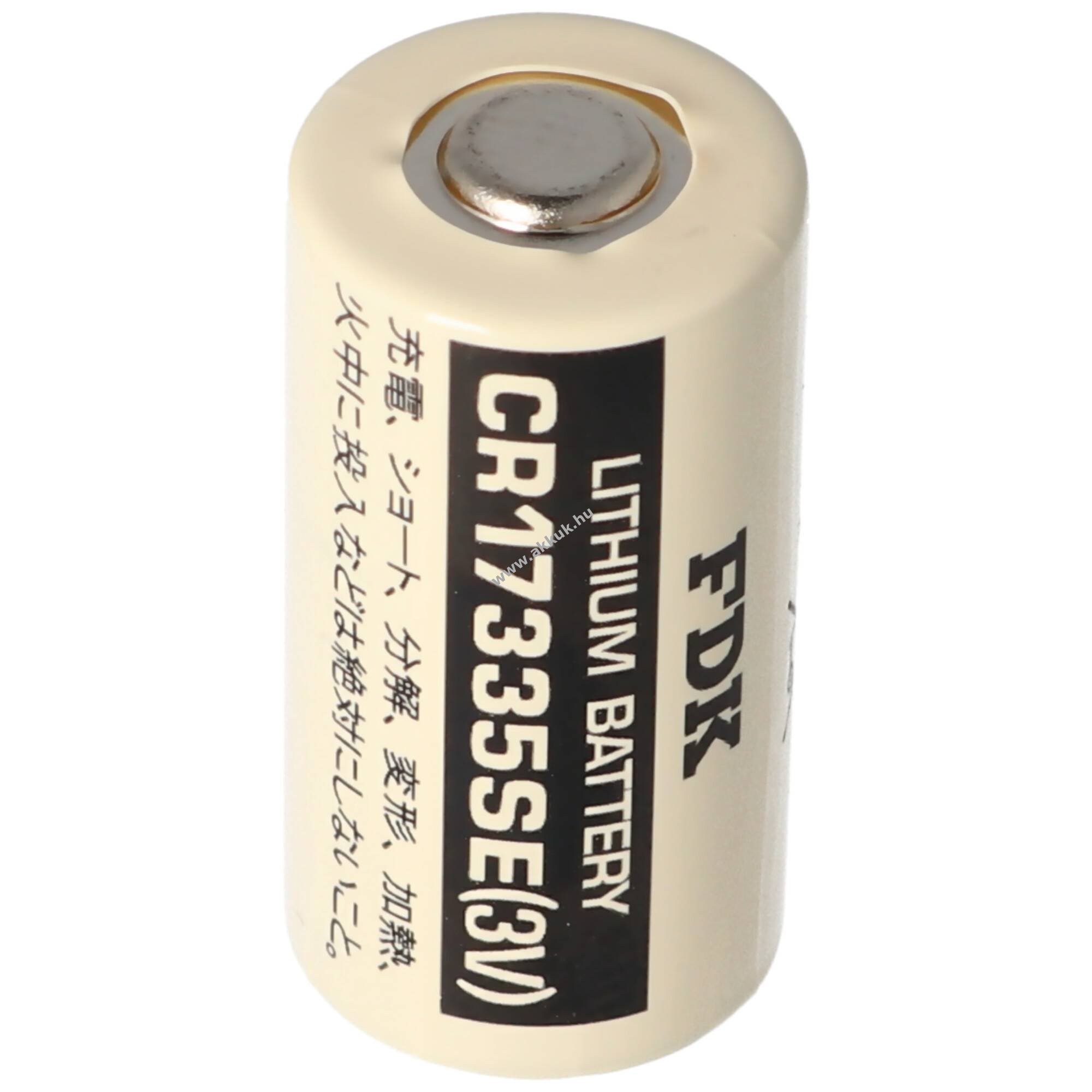 FDK / Sanyo lítium elem típus CR17335SE - 2/3A - 3 Volt 1800mAh - Kiárusítás!