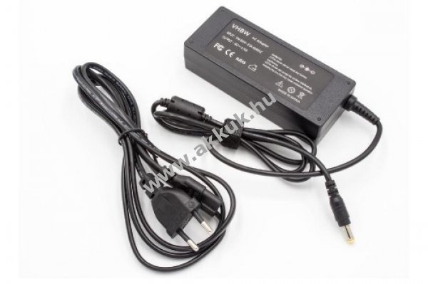 Helyettesítõ hálózati töltõ Notebook 19V/90W csatlakozó 5.5 x 2.5mm x 12mm