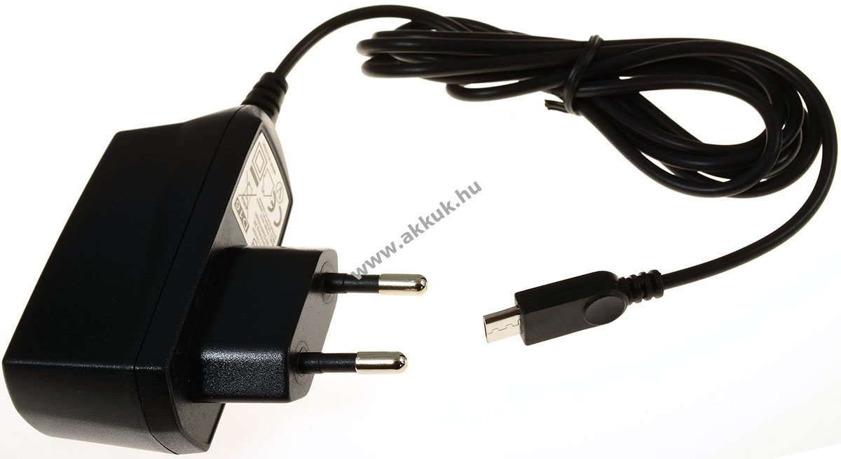 Powery töltő/adapter/tápegység micro USB 1A ZTE Blade A452