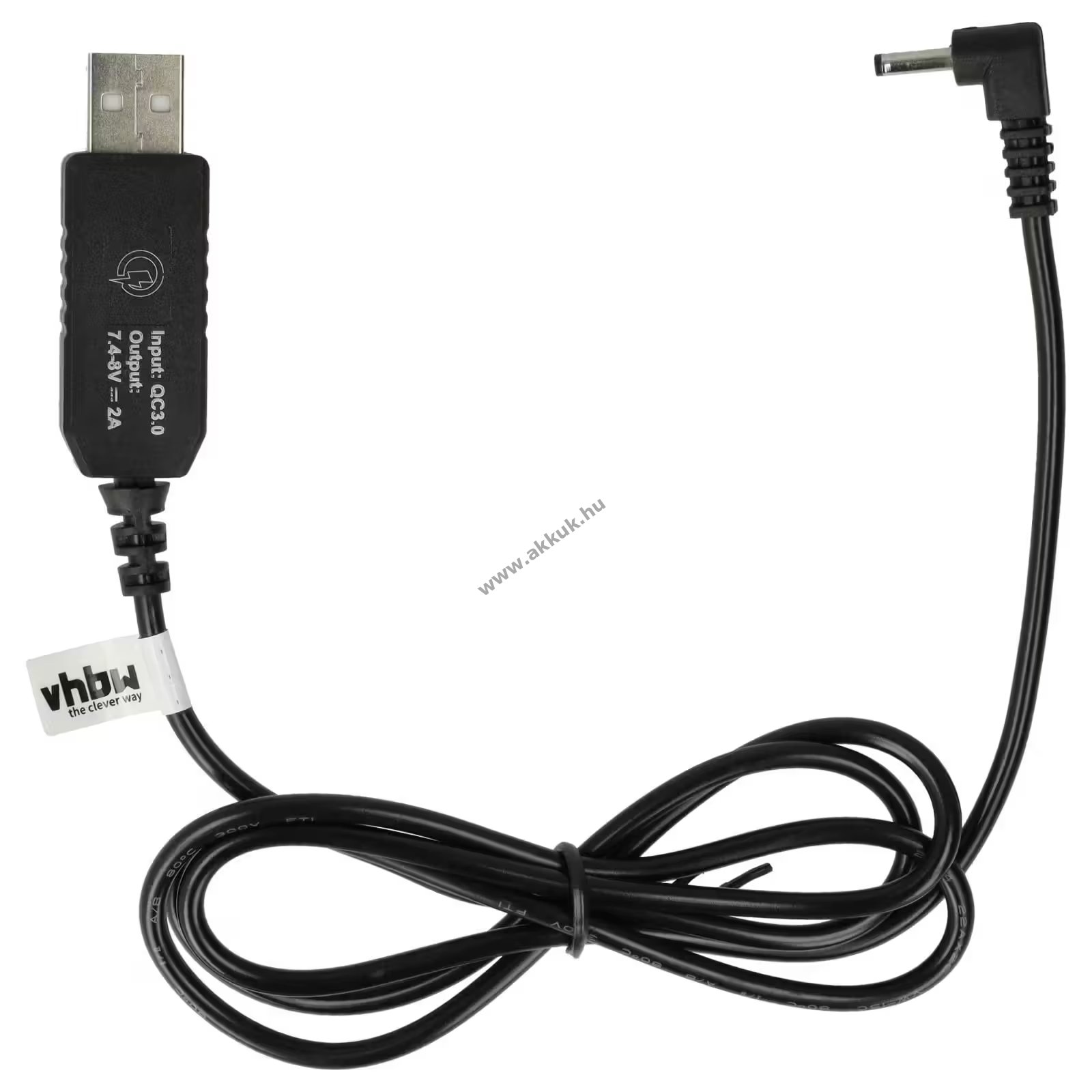 Helyettesítő USB töltő kábel DC-Coupler Canon DR-E5, DR-E8 - A készlet erejéig