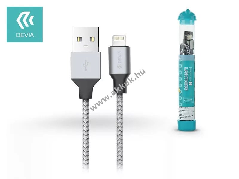 Apple iPhone 5/5S/5C/SE/iPad 4/iPad Mini USB töltõ- és adatkábel 1 m-es vezetékkel