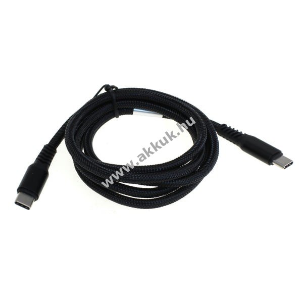USB-C 3.1 szövet adat- és töltõkábel PD (100W), 1.2m, 5Gbps