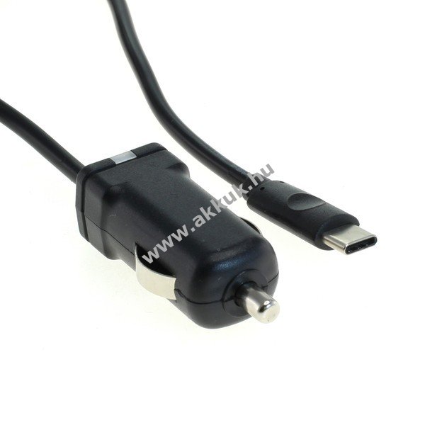 Autós töltõkábel, Type C (USB-C), 3.0A - Kiárusítás!