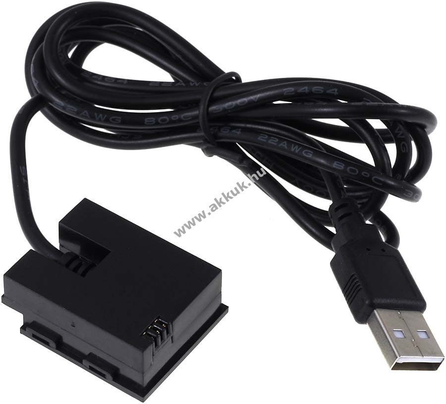 Töltőkábel DC Coupler adapter Gopro típus 1ICP7/26/33-2