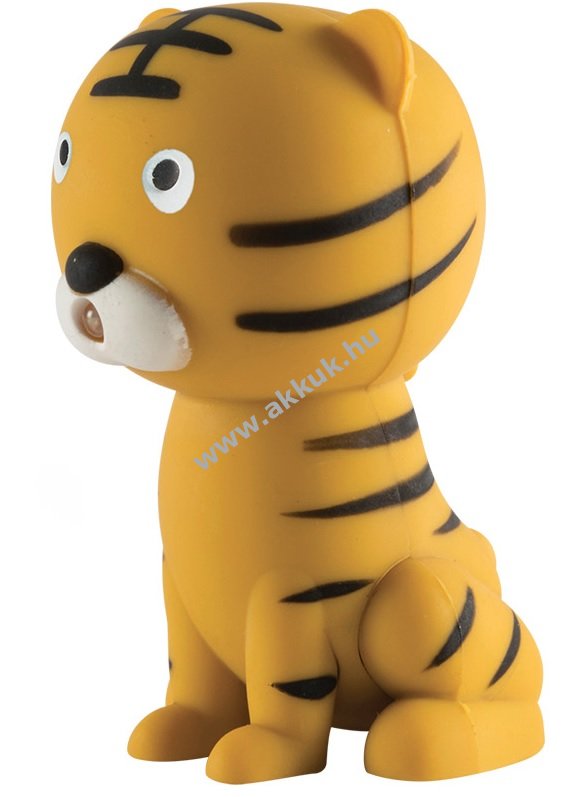 LED-es állatfigurás kulcstartó Tigris (készlet erejéig)