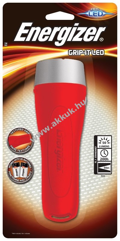 ENERGIZER Value LED-es Grip-It LED-es elemlámpa elem nélkül (2xD)