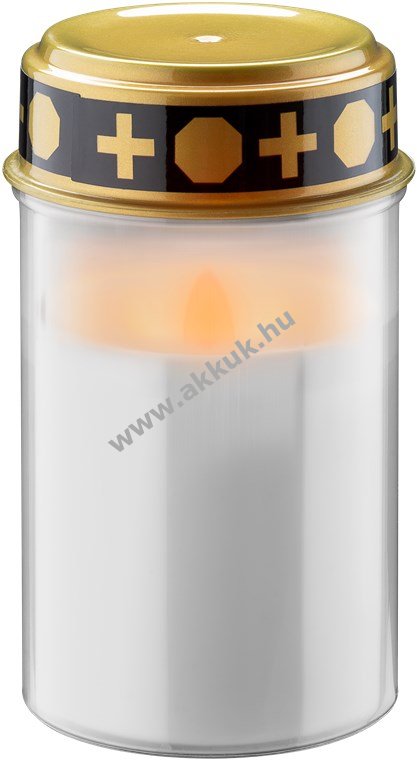 Goobay LED sírgyertya időzítővel melegfehér 2400K elemmel működő 2x C/LR14 IP44 - Kiárusítás