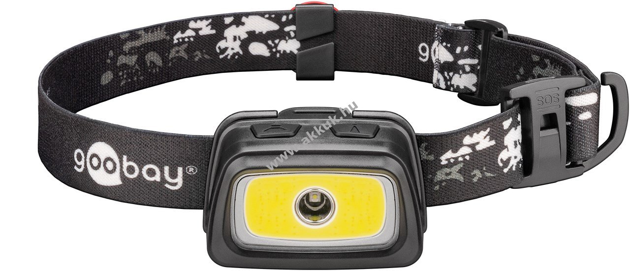 Goobay LED fejlámpa High Bright 240 240lm 6500K kemping sport horgászat vadászat