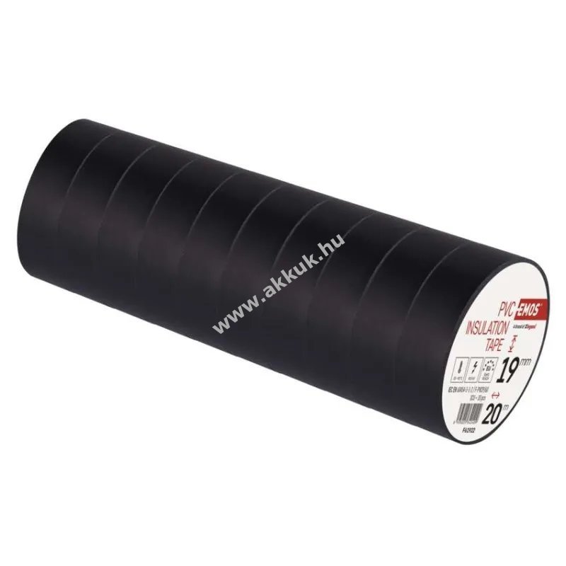 EMOS Szigetelőszalag 19mm x 20m fekete