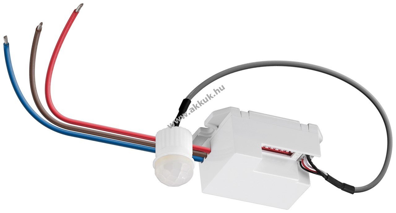 Goobay mini infravörös mozgásérzékelő beépíthető mennyezetre 360° 6m IP20 LED-hez