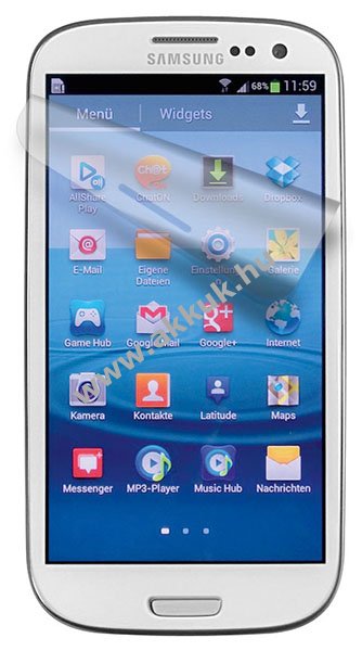 Goobay kijelző-védőfólia Samsung Galaxy S3 (I9300) 2db/csom - A készlet erejéig