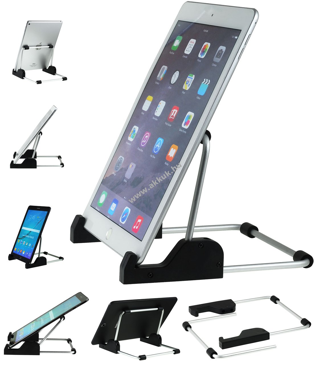 Powery Tablet tartó/állvány 8,9”-10” coll