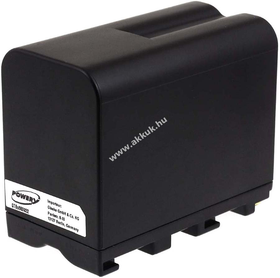 Helyettesítõ akku Sony videokamera CCD-TRV56E 7800mAh fekete