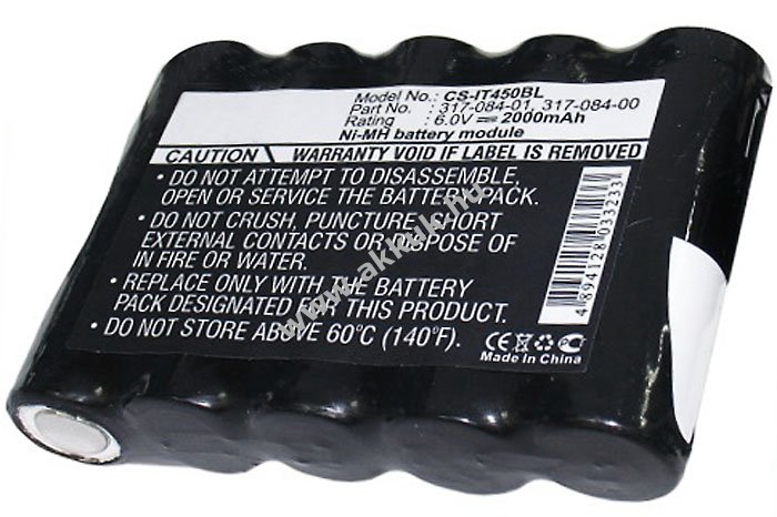 Helyettesítõ akku Intermec PEN KEY típus 317-0084-00