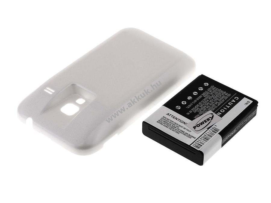 Helyettesítõ akku Samsung GT-S7500 2400mAh fehér Li-Ion