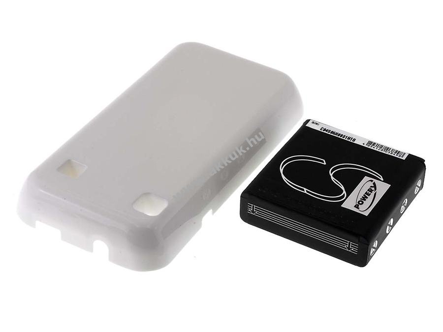 Helyettesítõ akku Samsung GT-i9000 3000mAh fehér Li-Ion