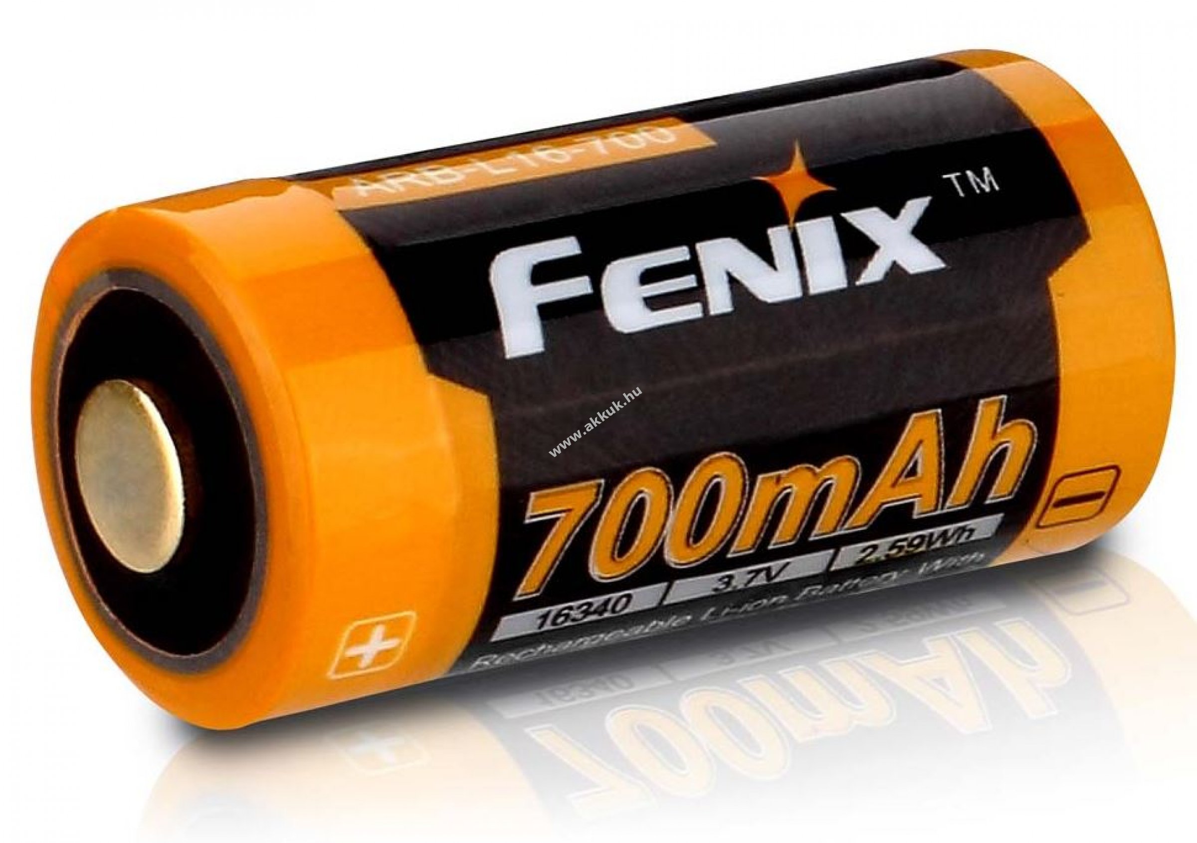 Fenix ARB-L16-700 védelemmel ellátott Li-Ion Akku 16340 RC123A 700mAh 3,7V