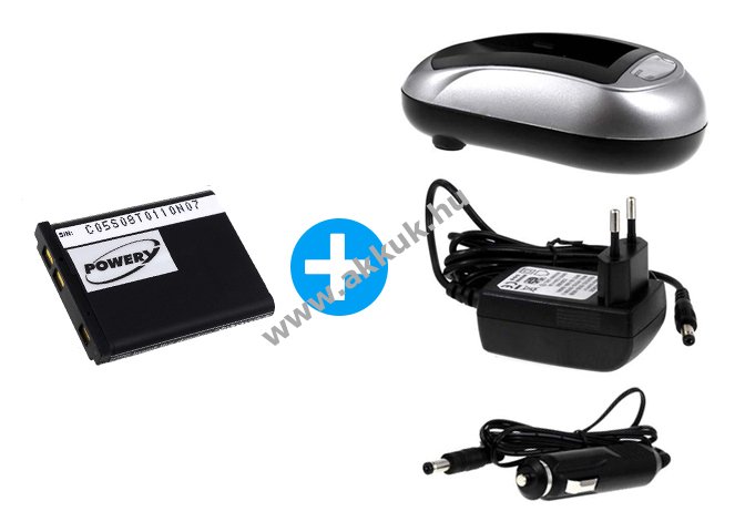 Helyettesítõ akku + Akkutöltõ Fuji típus NP-45A szett