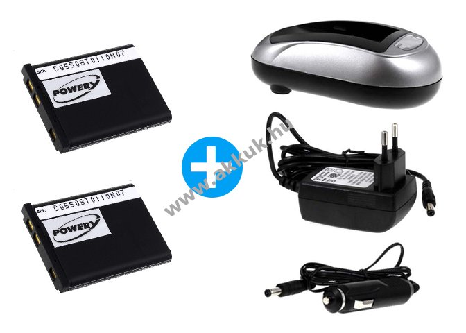 2db Helyettesítõ akku + 1db Akkutöltõ Fuji típus NP-45A szett