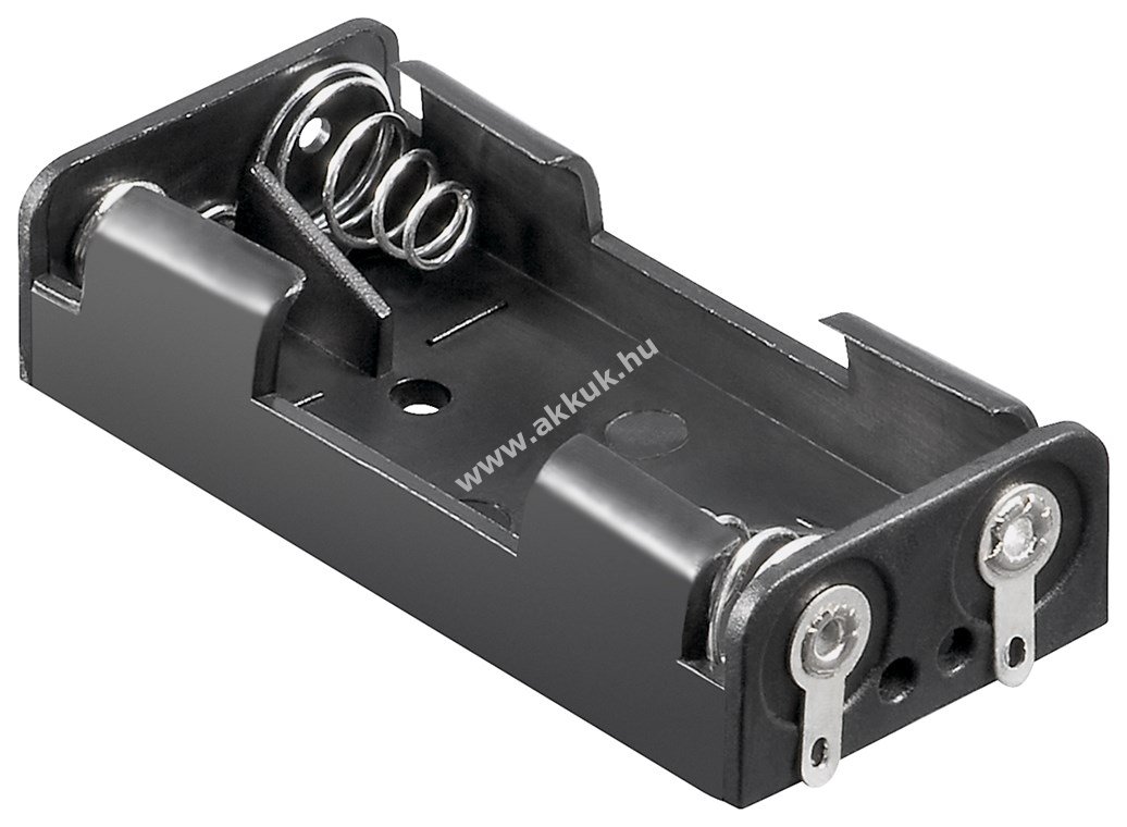 Goobay 2x AAA (Micro) elemtartó forrfüllel (U)