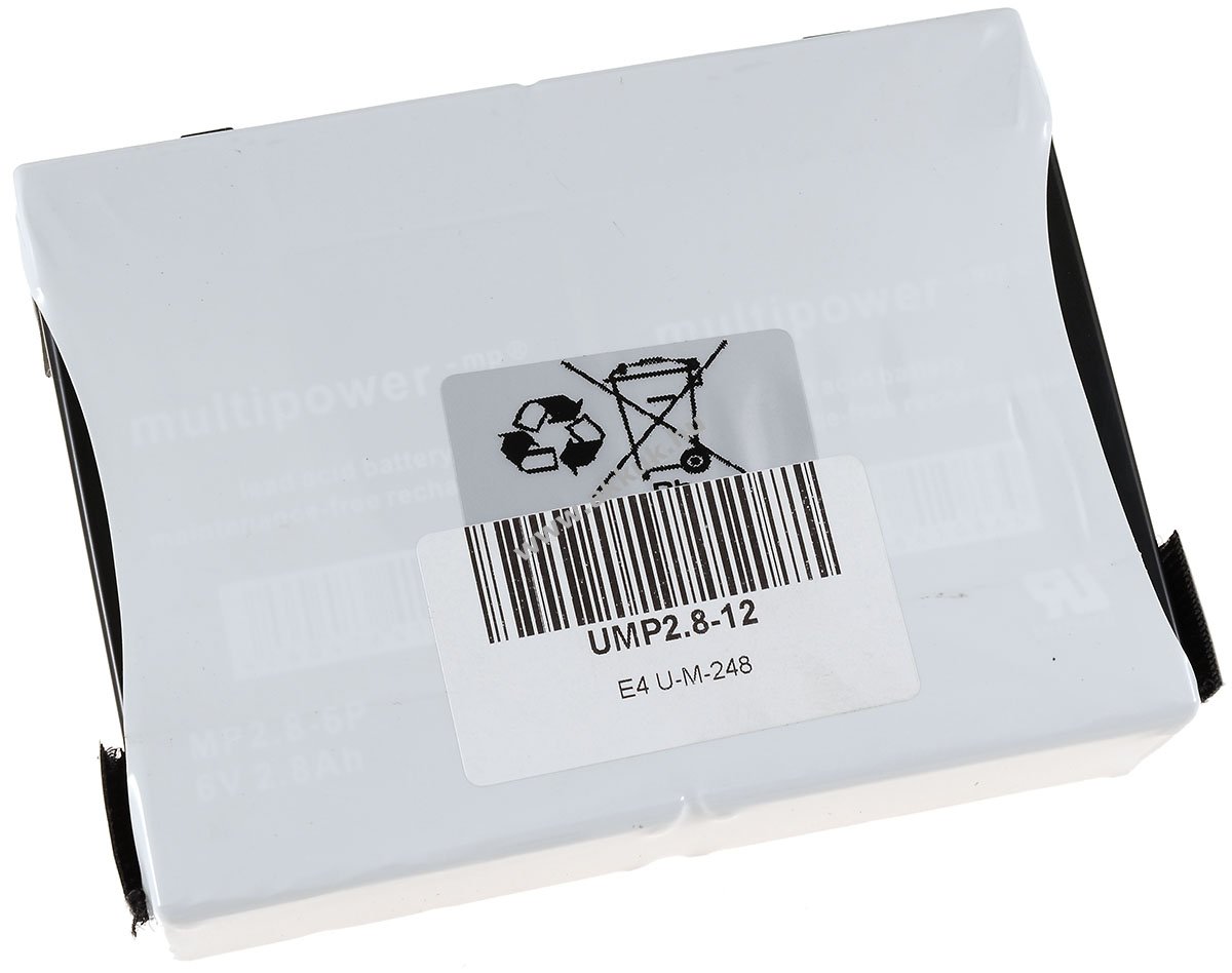 Ólom akku 12V 2,8Ah (Multipower) típus MP2,8-12