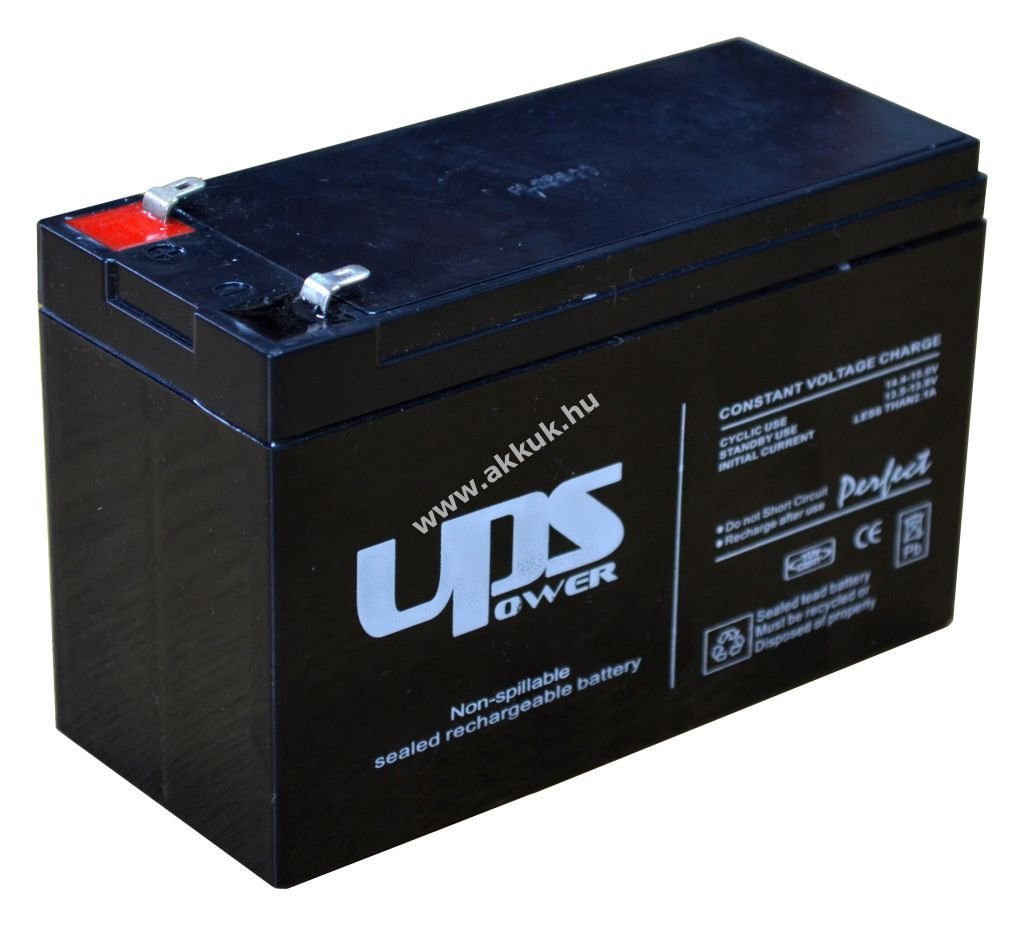 Helyettesítõ akku BP7.2-12 (UPS POWER) (csatlakozó: F1)