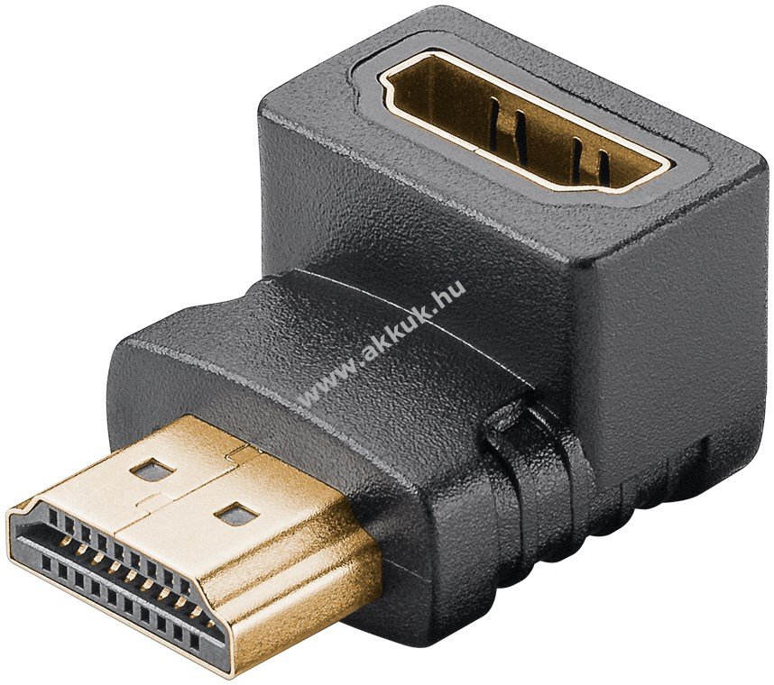 Goobay HDMI derékszögű adapter 8K/60Hz 270° lefelé - Kiárusítás