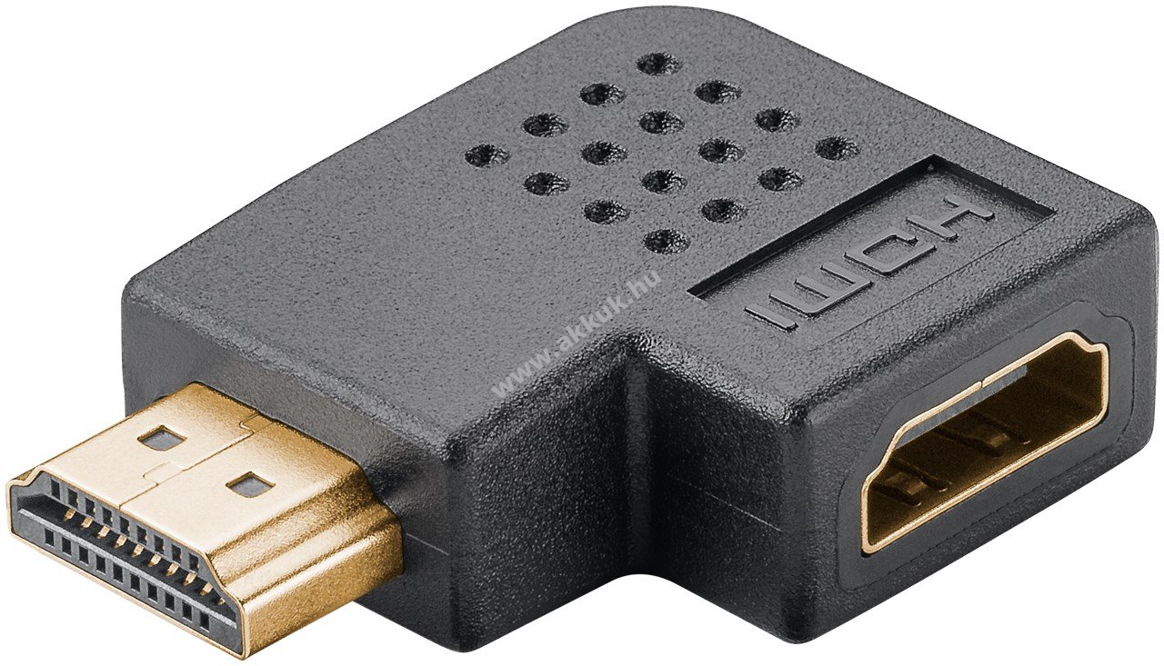 Goobay HDMI 270° elhajlított adapter 8K@60Hz 48Gbit/s - Kiárusítás