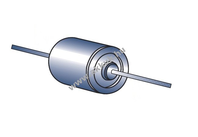 SAFT lithium elem típus LS14250 axiális forrvéggel - 1/2AA 3,6V 1,2Ah (Li-SOCl2) LS14250AX