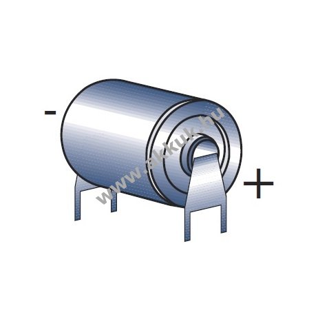 SAFT lithium elem típus LS17500PF forrasztható PCB 4 pin (2+ 2- póluson) - A 3,6V 3,4Ah (Li-SOCl2)