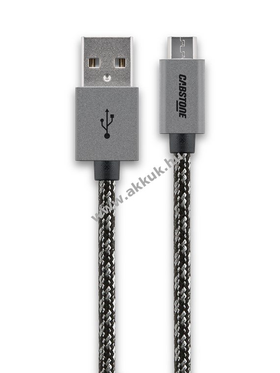 Cabstone Micro-USB szinkron és töltőkábel 0,3m - A készlet erejéig