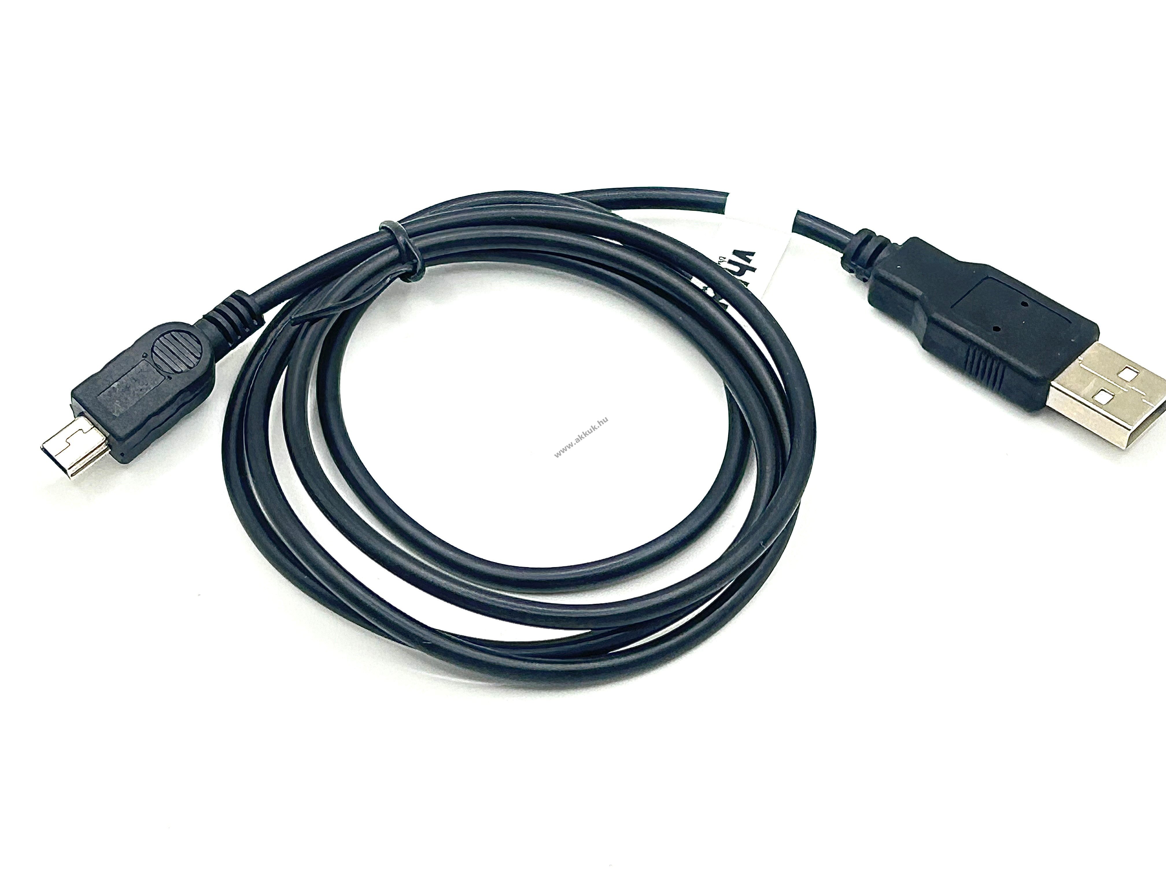 USB kamera/ fényképezõgép adatkábel - mini USB 5pin 1,2m