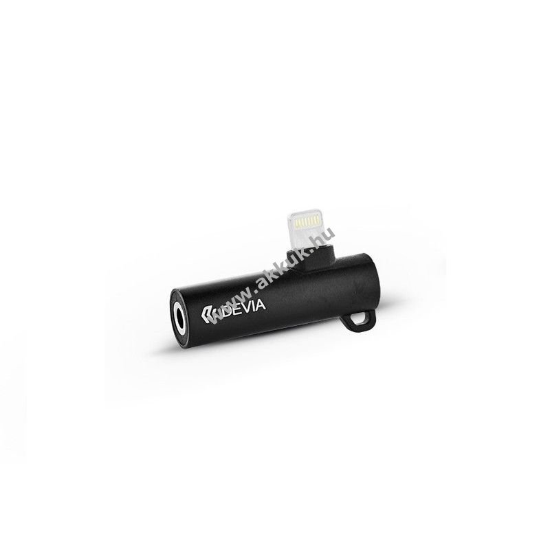 Devia lightning + 3.5 mm jack adapter egyidõben történõ töltéshez és zenehallgatáshoz - Devia Smart
