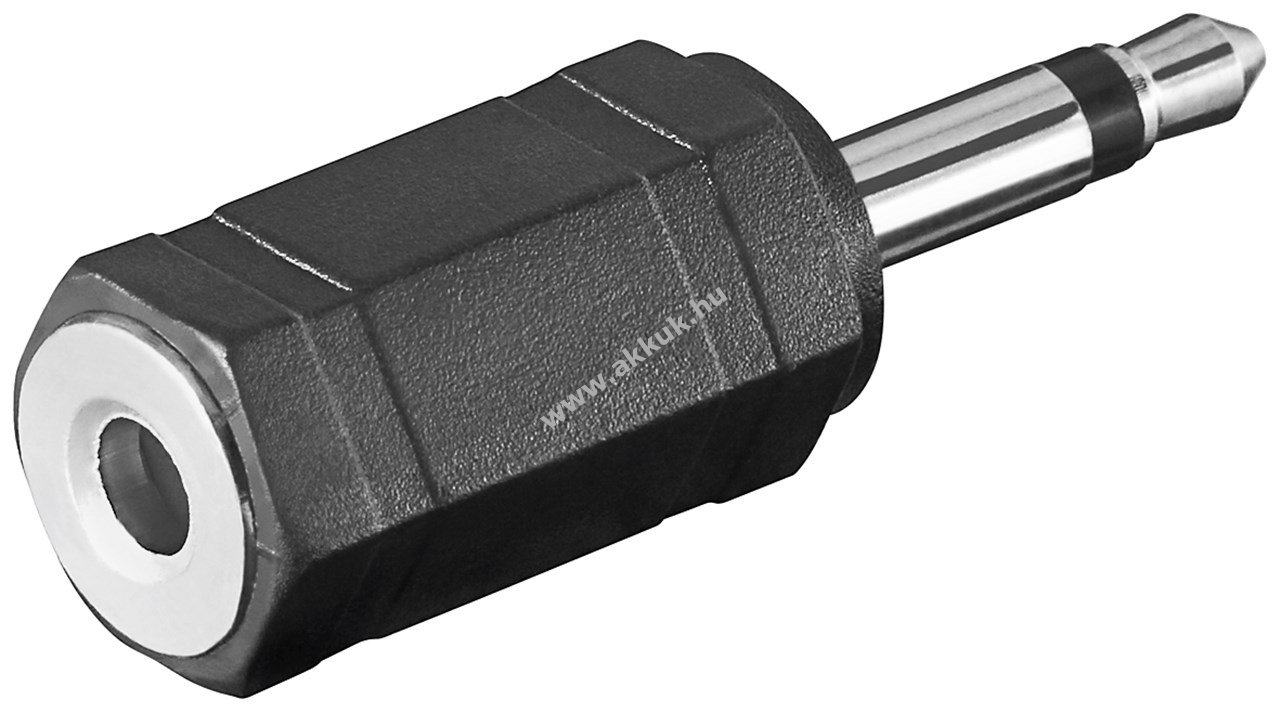 Goobay fejhallgató-adapter 3,5mm jack mono->sztereó 1x dugó 1x aljzat