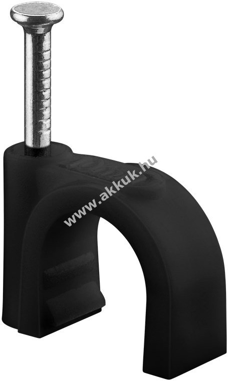 Goobay szegezhető kábelbilincs 10mm fekete 100db/csomag