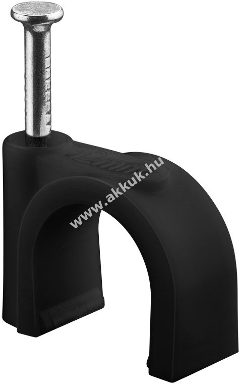 100db kábel rögzítõ bilincs 12mm, fekete